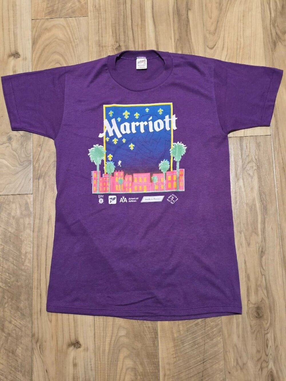 VTG 1986 New Orleans Jazz Running Mouse T Shirt 50/50 Tee